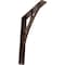 Ekena Millwork Galveston Wrought Iron Bracket, (Single center brace), Antiqued Copper 1 1/2"W x 7 1/2"D x 10"H BKTM01X07X10SGLACO - alternate 1